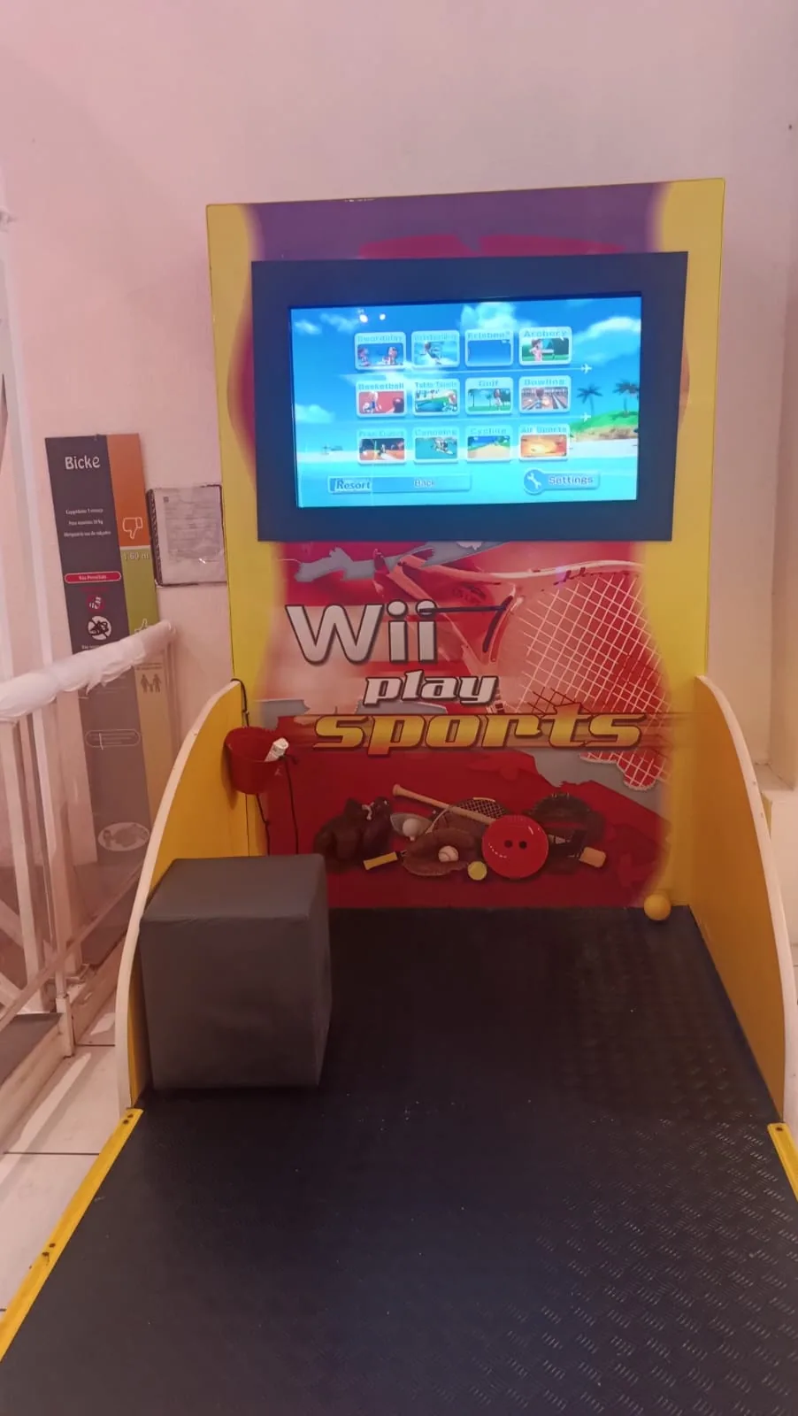Estação de Wii Play Sports